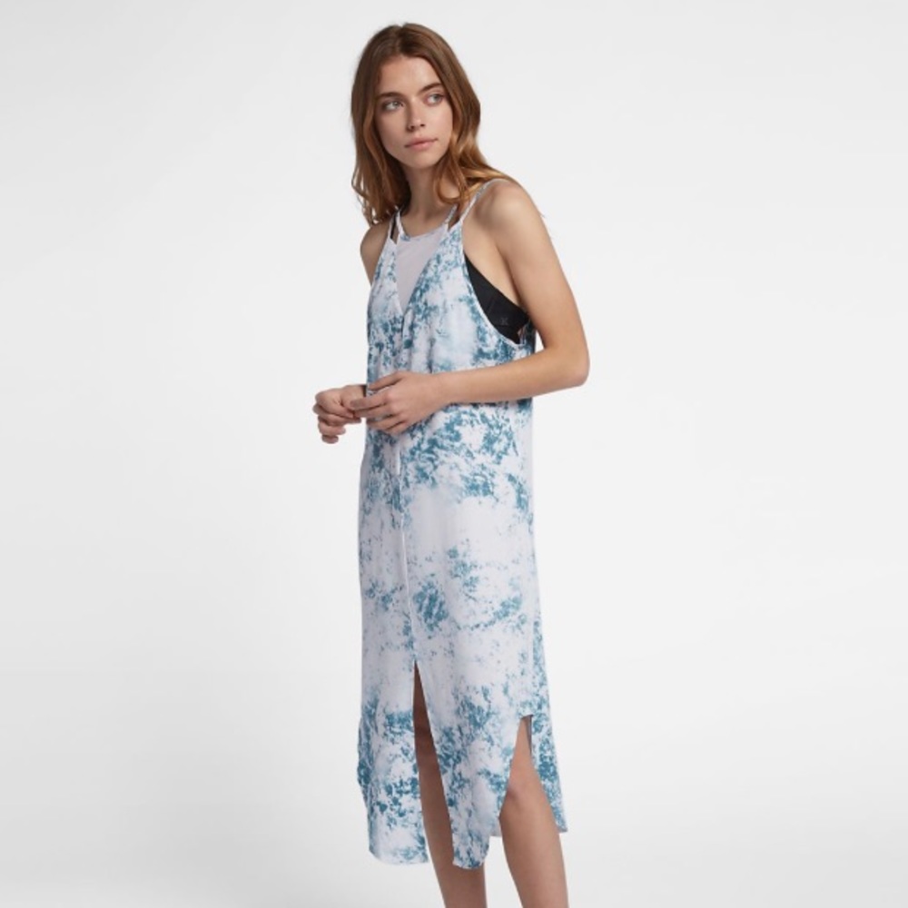 Hurley women’s RVSB wash tie dye dress sz S